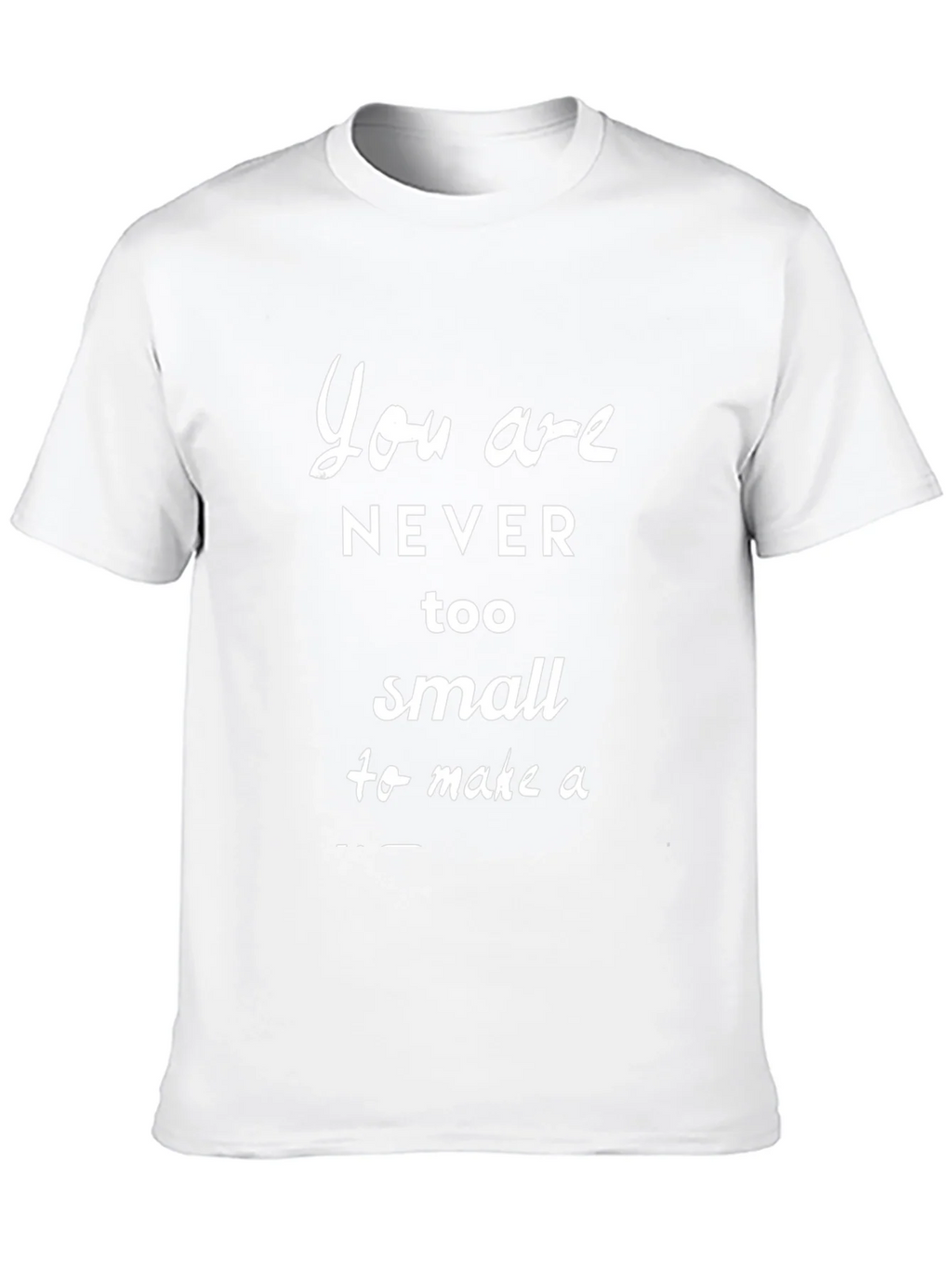 Inspirational Quote Black T-Shirt
