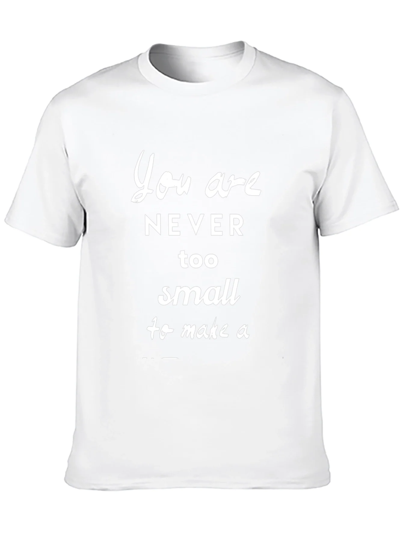 Inspirational Quote Black T-Shirt