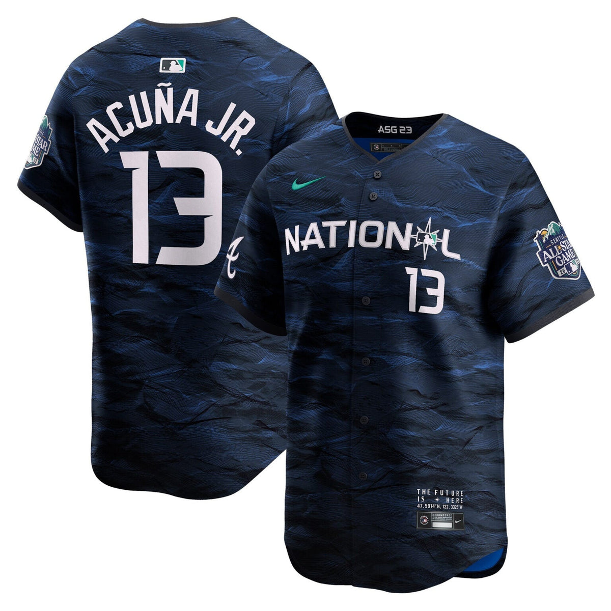 Ronald Acuna Jr Atlanta Braves 2023 All-Star Jersey  Navy