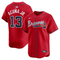 Ronald Acuna Jr Atlanta Braves Alternate Limited Jersey  Red