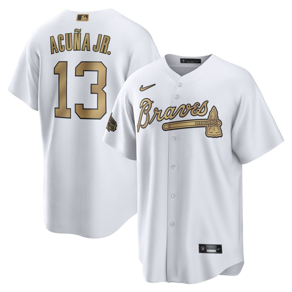 Ronald Acuna Jr Atlanta Braves 2022 All-Star Jersey  White