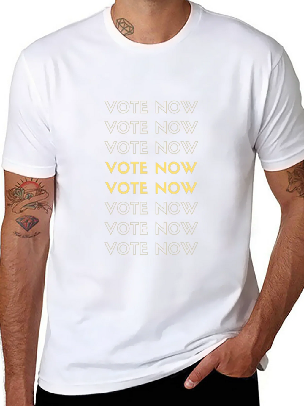 Vote Now T-Shirt - Bold Election Reminder Tee