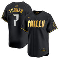 Trea Turner Philadelphia Phillies City Connect Philly Limited Jersey - Black Gold