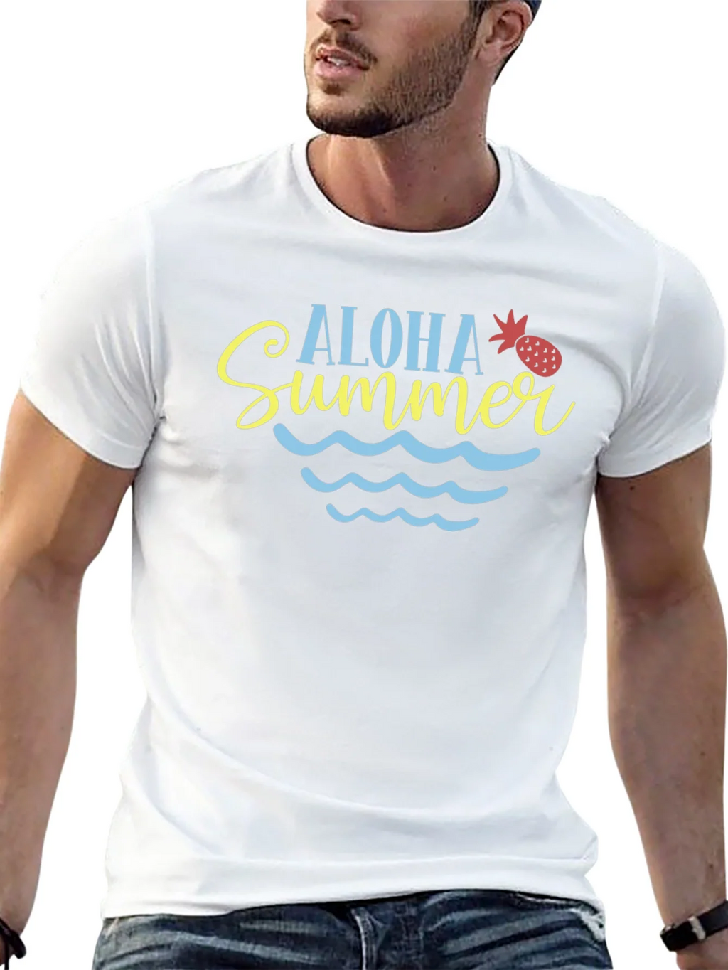 Aloha Summer Graphic T-Shirt