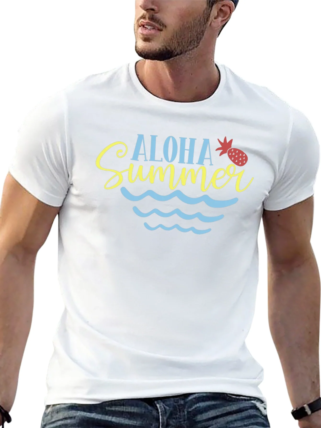 Aloha Summer Graphic T-Shirt