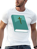 Faith Inspired Graphic Tee: Bible Cross