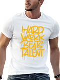 Hard Work Beats Talent Graphic Tee - Black