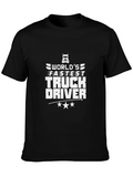 Worlds Fastest Truck Driver Graphic Tee